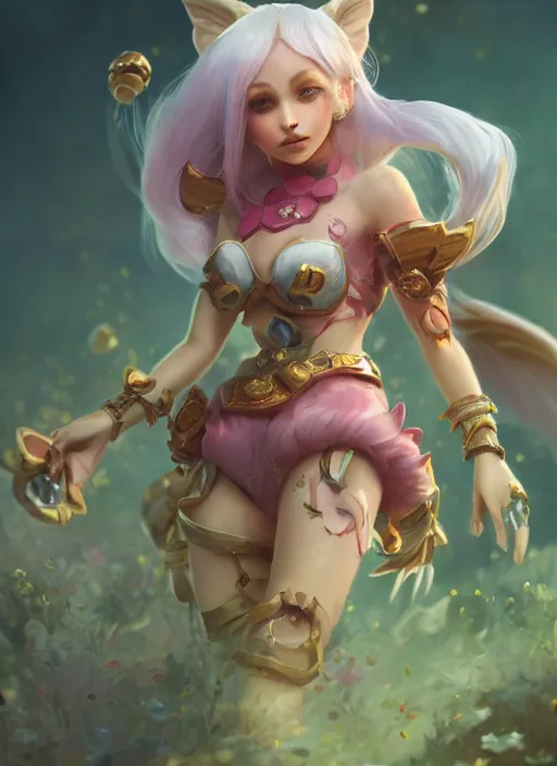 Prompt: poppy, from league of legends, fairy defender, au naturel, hyper detailed, digital art, trending in artstation, cinematic lighting, studio quality, smooth render, unreal engine 5 rendered, octane rendered, art style by klimt and nixeu and ian sprigger and wlop and krenz cushart