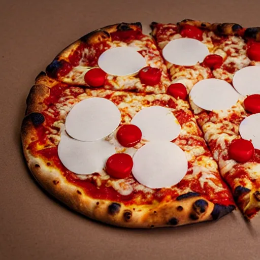 Image similar to exploding pizza ball