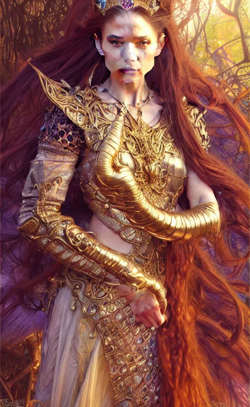 Image similar to highly detailed full shot portrait of a enchanted wolf in the form of a beautiful young princess. d & d, art by donato giancola and ruan jia and carl larsson and magali villeneuve. trending on artstation, intricate details, energetic composition, golden ratio, concept art, illustration, elegant art