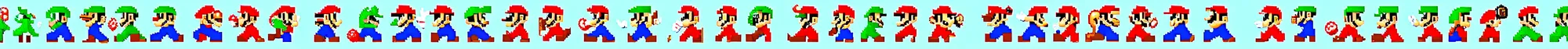 Image similar to super mario bros 1 9 8 5, mario sprite sheet walk cycle, full body, 8 bit pixel art, nintendo official media, white background