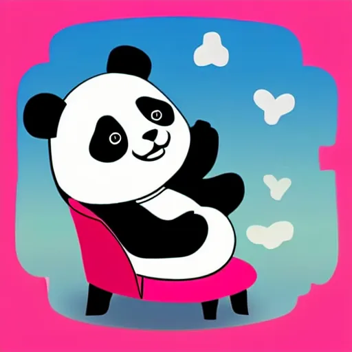Cute panda, Kawaii panda, Panda art