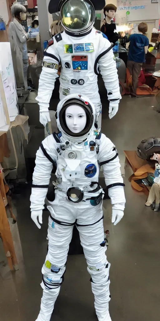 Image similar to science fiction anime space suit