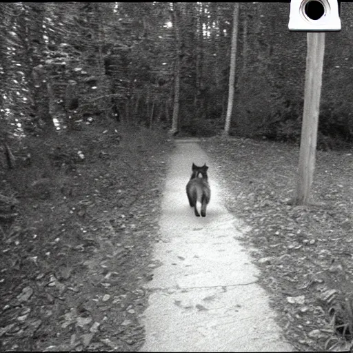 Image similar to banana and dog hybrid trail cam cctv footage