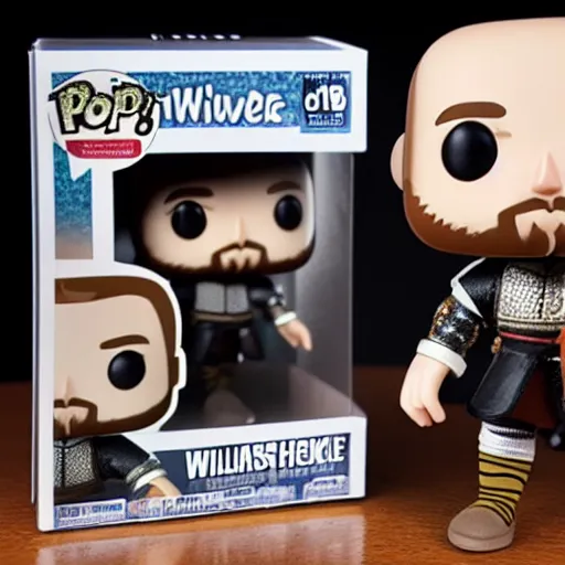 Image similar to a funko pop of william shakespeare