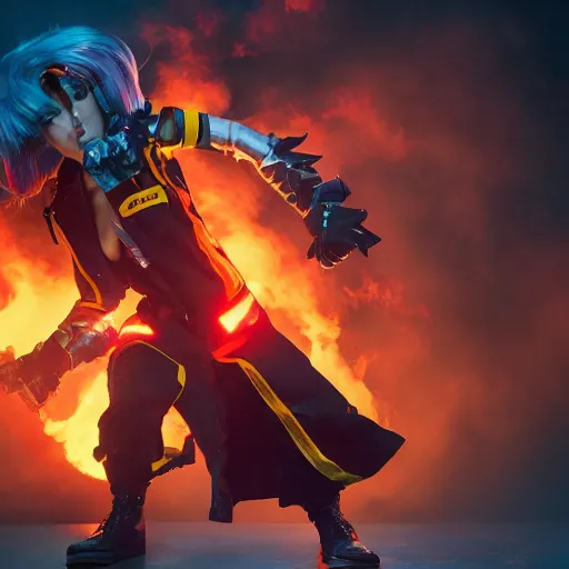 Fire Force Ogun as Brand from league of legends, movie