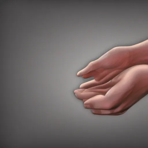 Prompt: Hands, hard surface, tonemapped in the style of Artstation