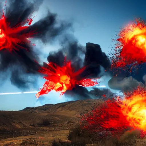 Image similar to exploding explosion