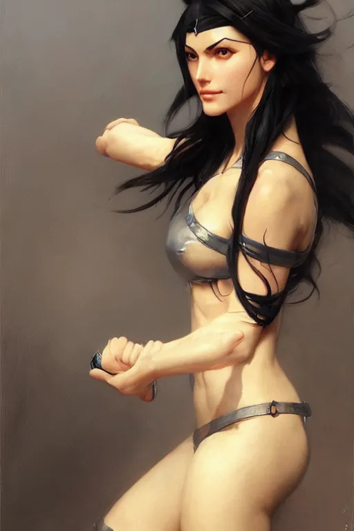 Prompt: Nico Robin, digital art from artstation by Ruan Jia and Mandy Jurgens and Artgerm and william-adolphe bouguereau