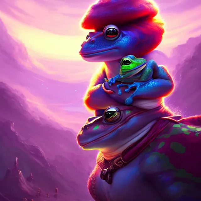 Prompt: epic professional digital art of 😗🐸🌃👛, best on artstation, cgsociety, wlop, Behance, pixiv, astonishing, impressive, cosmic, outstanding epic, stunning, gorgeous, much detail, much wow, masterpiece.