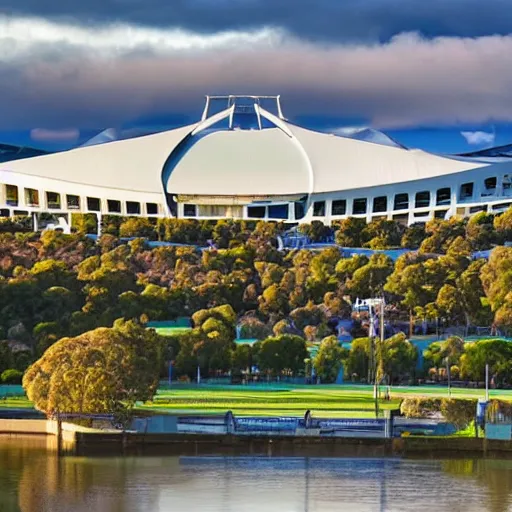 Image similar to Canberra in 2070