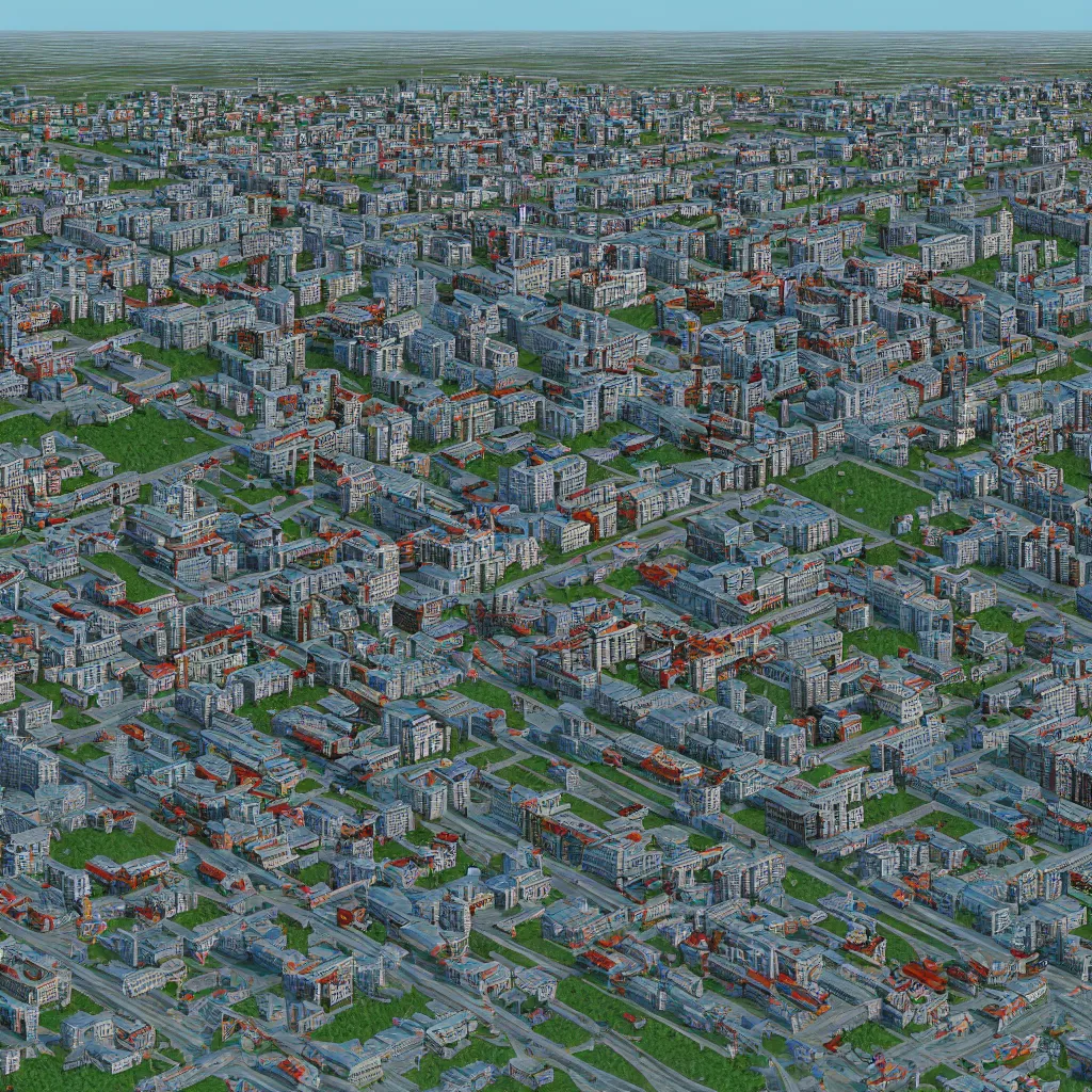 Prompt: average russian city, realistic, 4 k