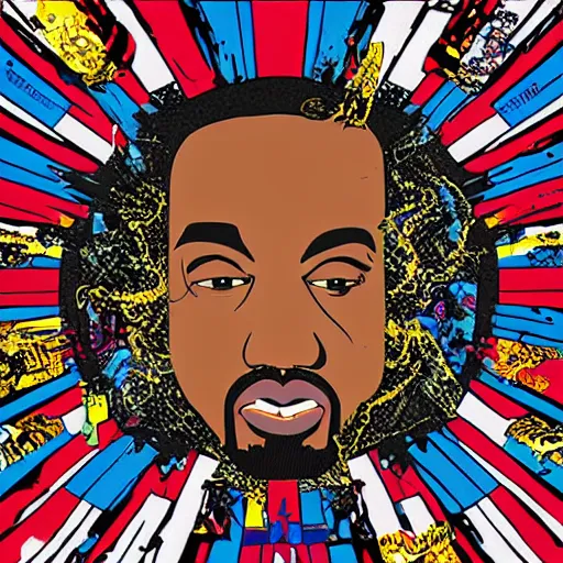 Design for Kanye West's 'Graduation', 2009 - Takashi Murakami - WikiArt.org  - MarbleCards