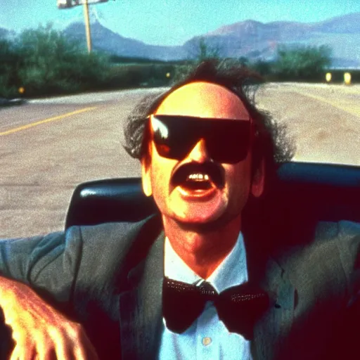 Image similar to bill murray in fear and loathing