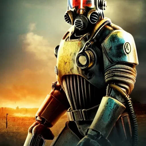 Image similar to movie poster for fallout movie