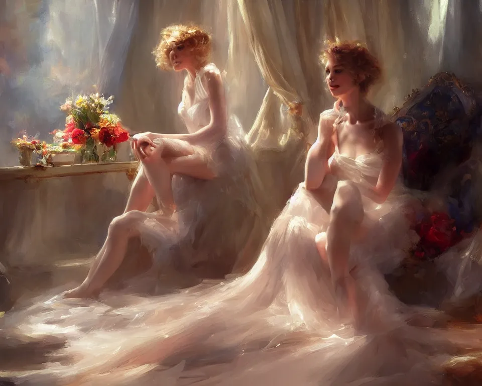 Image similar to a surreal theatre set by vladimir volegov and alexander averin and delphin enjolras and daniel f. gerhartz intricate elegant highly detailed digital art, artstation