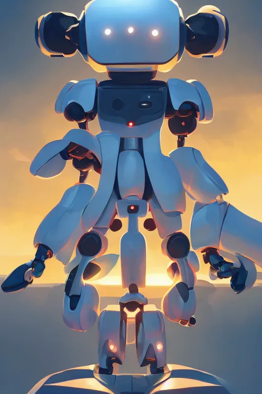 Image similar to metabots medabots medarotto medarot robot minimalist comics, behance hd by jesper ejsing, by rhads, makoto shinkai and lois van baarle, ilya kuvshinov, rossdraws global illumination ray tracing hdr radiating a glowing aura