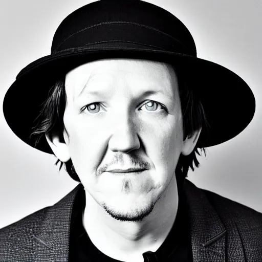 Image similar to elliot smith in a pork pie hat