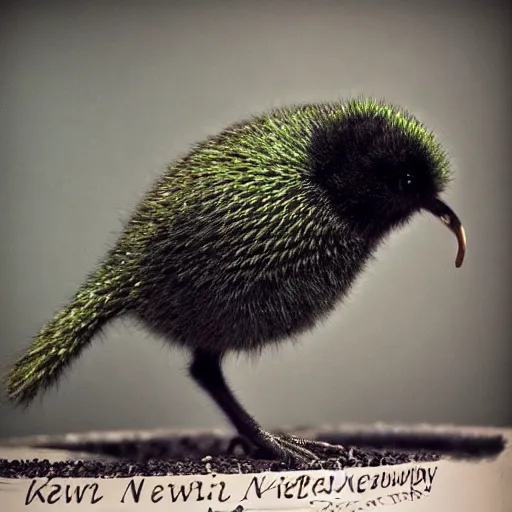 Prompt: kiwi that is ninja