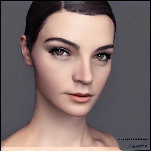 Prompt: smooth face french woman, realistic, photo studio, HDR, 8k, trending on artstation