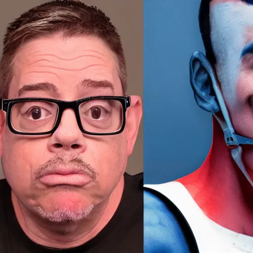 Prompt: rob liefeld, profile, ricky berwick