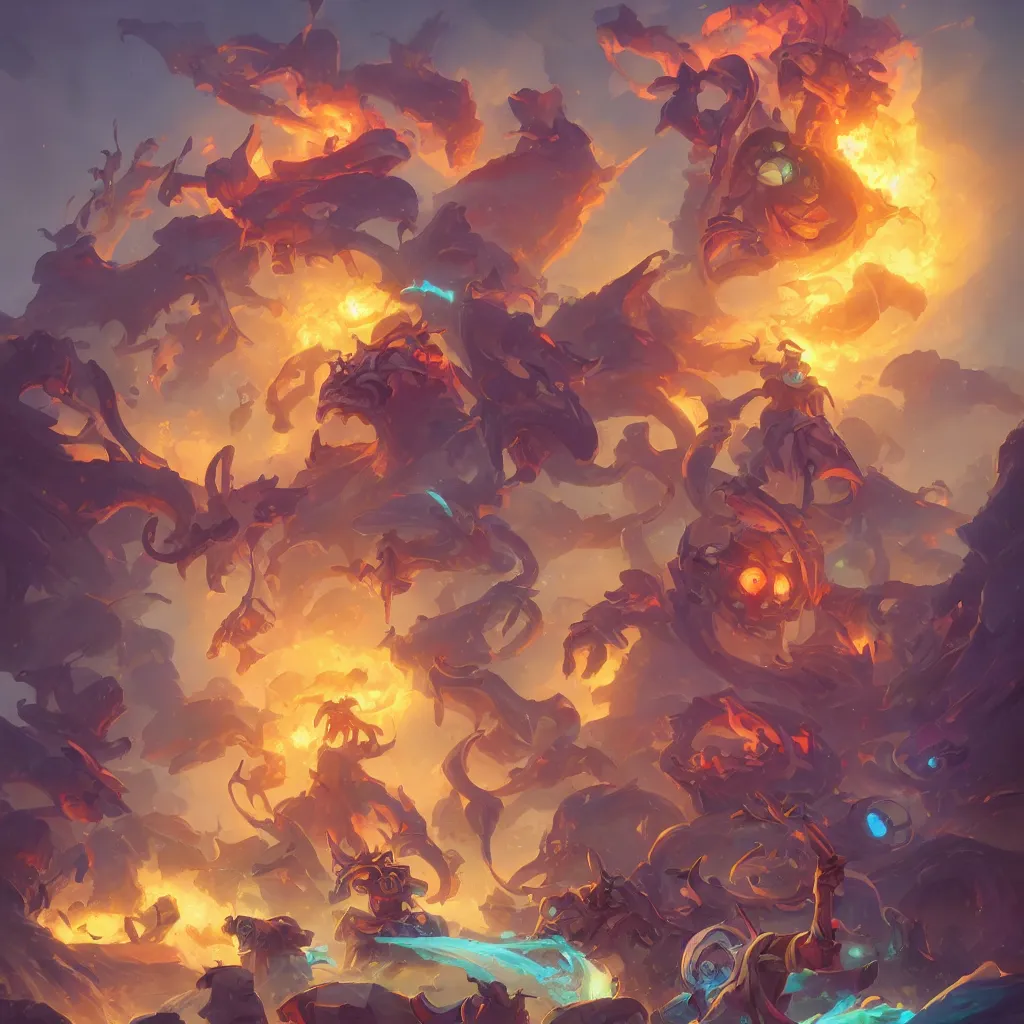 Image similar to heartstone magic loot stuff game icon fantasy art, 2d game art, official art, concept art , behance hd , concept art by Jesper Ejsing, by RHADS, Makoto Shinkai