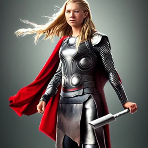 Image similar to female thor