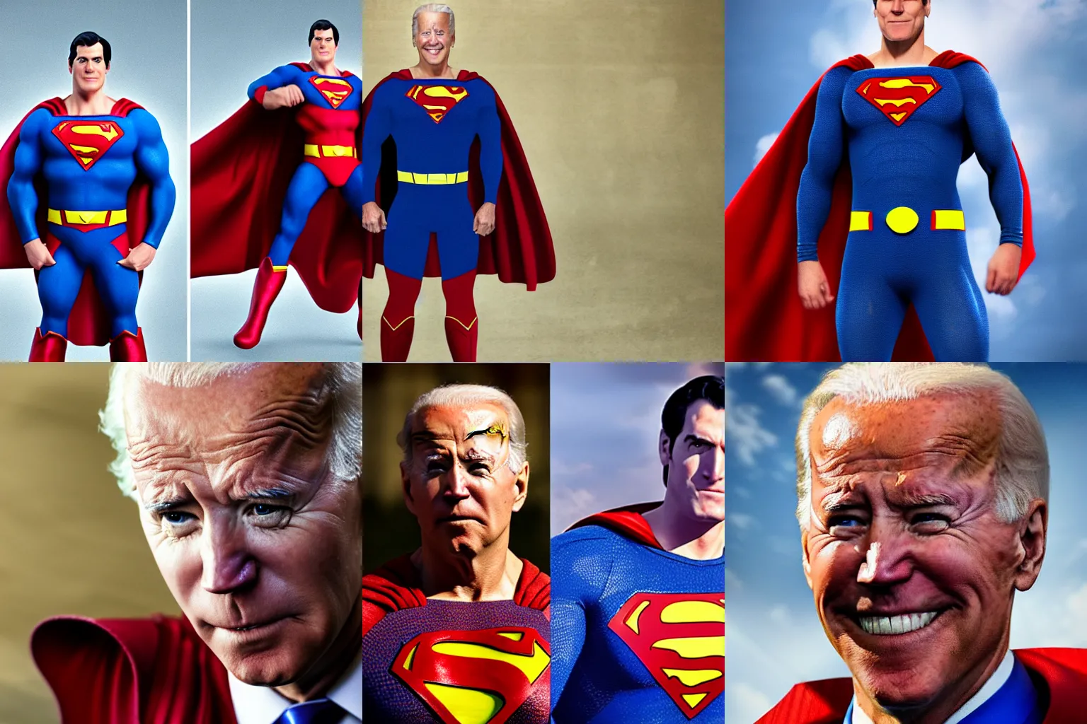 Prompt: Joe Biden as Superman, Superman returns, 4k, detailed, photo