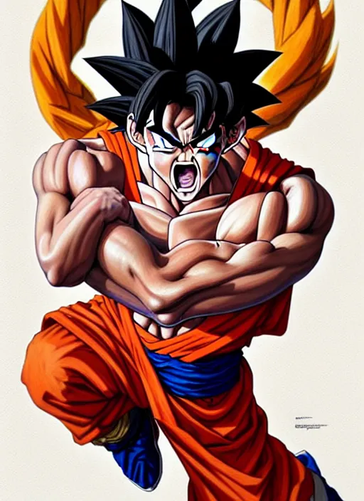 MDesign - Digital Artwork - Dragon Ball - Goku Super Saiyan