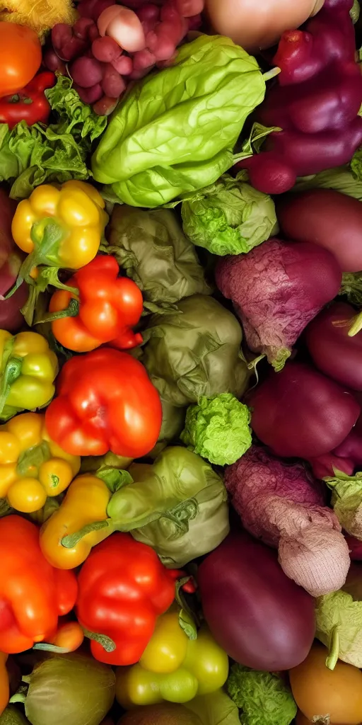 Image similar to photo of skin colored vegetables, 8 k, photorealistic, higly detailed