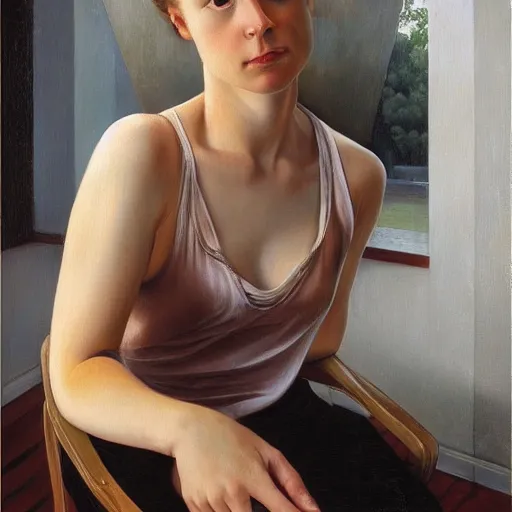 Image similar to photo of young woman by francine van hove