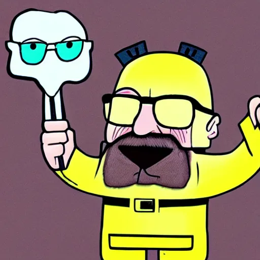 Image similar to walter white as pou