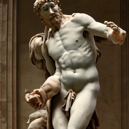 Prompt: michelangelo as skin