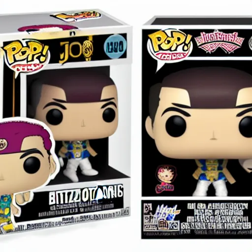 Image similar to jojos bizarre adventure, funko pop