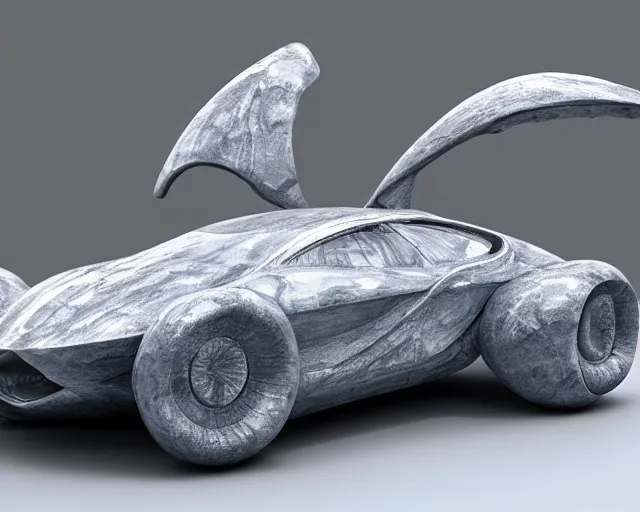 Image similar to concept art of an organic alien space ship, hyperrealism, beautiful, toyota design study, raytracing