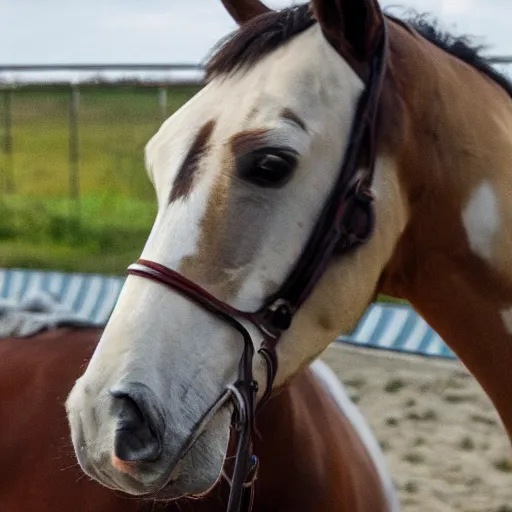 Prompt: artur pirashkov sipping horse semen