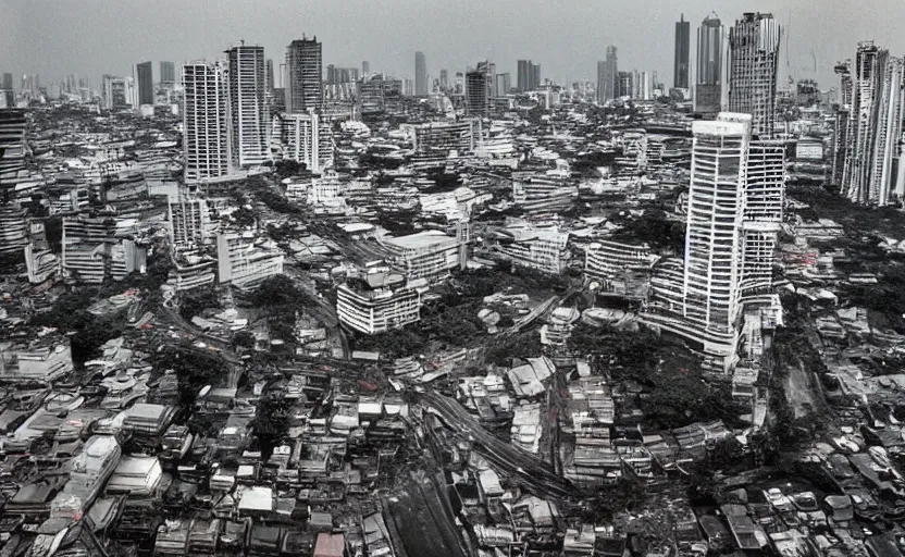 Prompt: 35mm photograph of bangkok thailand taken in 1990