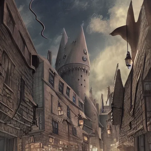 Prompt: film still of Harry potter Artwork by Dice Tsutsumi, Makoto Shinkai, Studio Ghibli