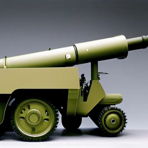 Image similar to jonathan ive dieter rams self propelled howitzer