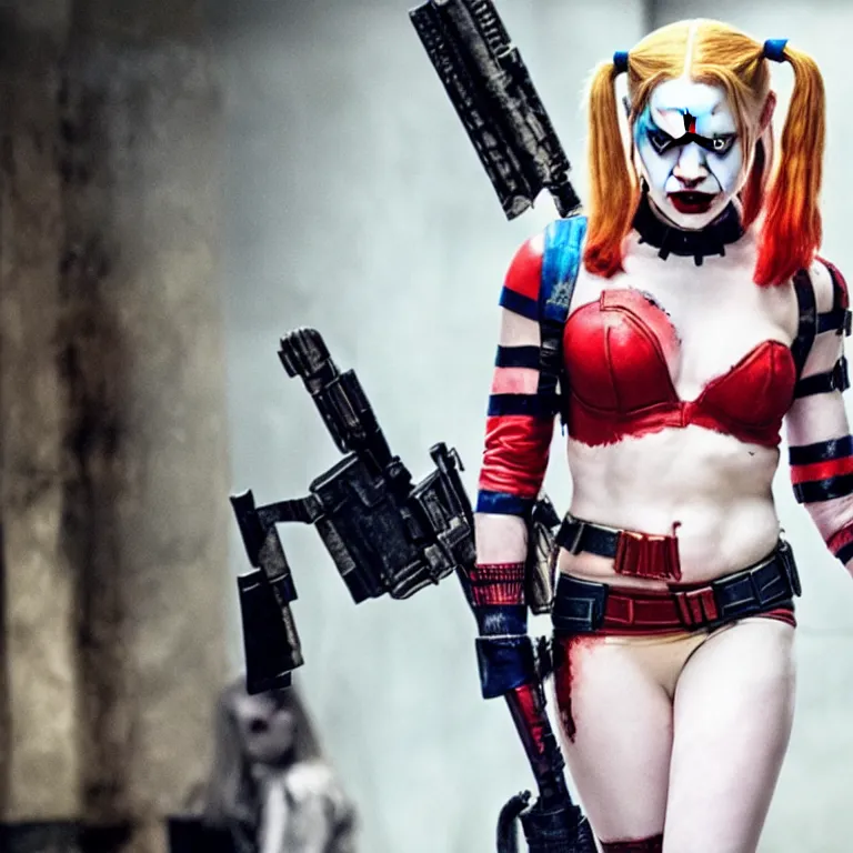 Image similar to Ruth Wilson as Harley Quinn in Suicide Squad