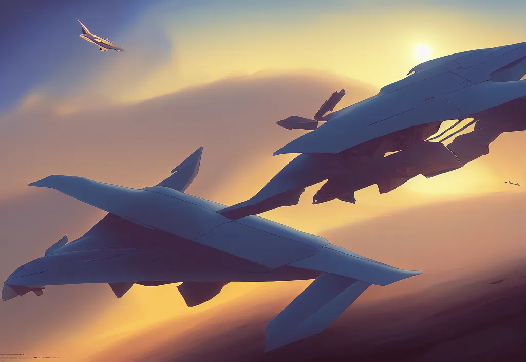 Image similar to a small and chubby futuristic airplane in a desert at dawn, intricate oil painting, high detail illustration, sharp high detail, manga and anime 1 9 9 9, official fanart behance hd artstation by jesper ejsing and makoto shinkai, 4 k,