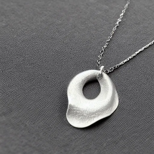 Image similar to sterling silver necklace, photo, artstation