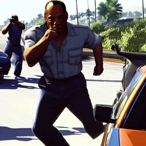 Image similar to oj simpson in a gta car chase