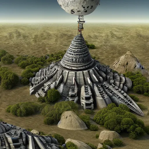 Image similar to Ashoka tano, futurescspe, photographic, high detail, 16k resolution, 3D render :: by Tim burton ::