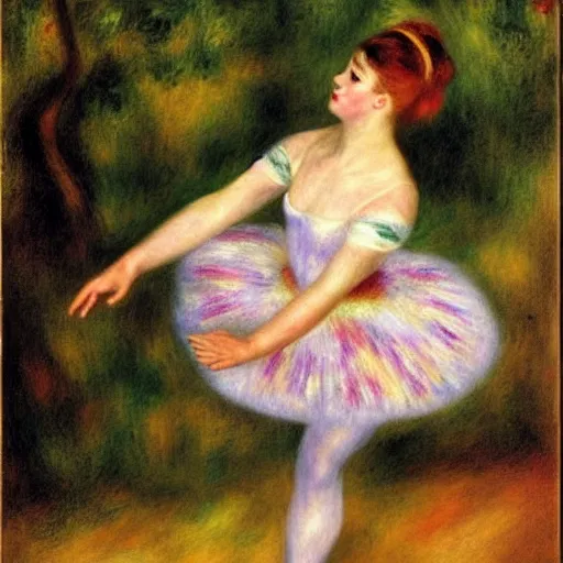 Prompt: ballet dancer, pierre - auguste renoir