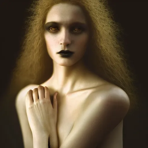 Image similar to photographic portrait of a stunningly beautiful gothic secessionist movement female in soft dreamy light at sunset, contemporary fashion shoot, by edward robert hughes, annie leibovitz and steve mccurry, david lazar, jimmy nelsson, breathtaking, 8 k resolution, extremely detailed, beautiful, establishing shot, artistic, hyperrealistic, beautiful face, octane render