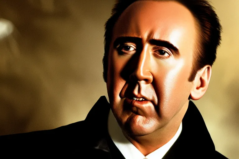 Prompt: Nicolas cage gruu high resolution still film