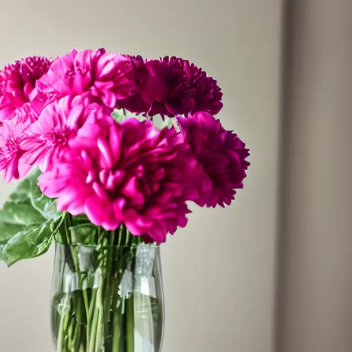 Image similar to dslr photo of a vase on a table, 55mm, f/1.3