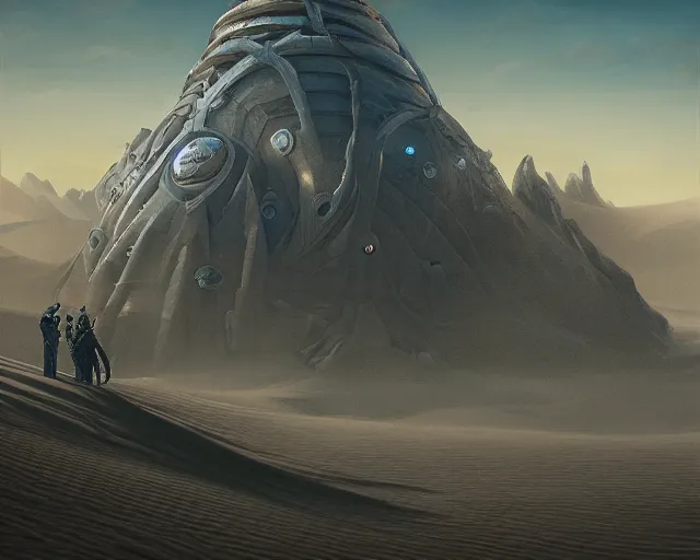 Image similar to the guild navigator edric, oil painting, dune movie, epic, intricate, octane render, matte, highly detailed, amazing lighting, smooth, sharp, 8 k