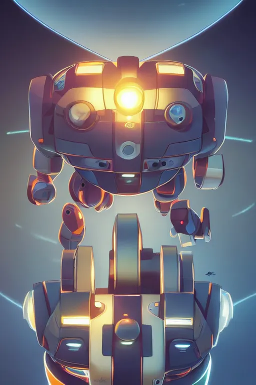 Image similar to metabots medabots medarotto medarot robot minimalist comics, behance hd by jesper ejsing, by rhads, makoto shinkai and lois van baarle, ilya kuvshinov, rossdraws global illumination ray tracing hdr radiating a glowing aura