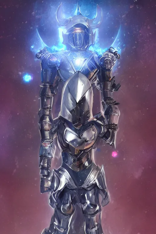 Image similar to helmet armor guardian destiny in witch queen illumination ray tracing hdr fanart arstation by sung choi robot ninja mask and eric pfeiffer and gabriel garza and casper konefal